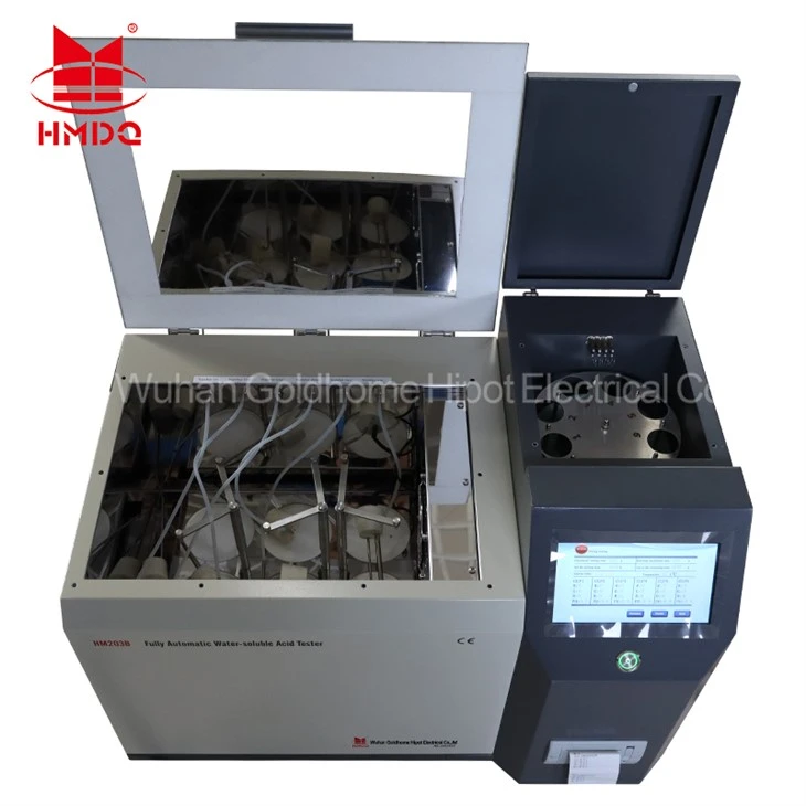 Tester complet automat de acid-solubil în apă Standard ISO